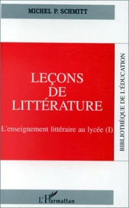 Leçons de littérature Tome 1