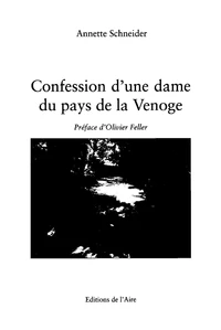 Confession d'une dame du pays de la Venoge