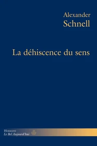 La déhiscence du sens