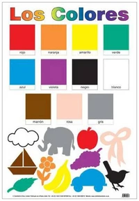 Poster Los colores