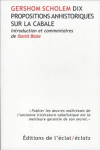 Dix propositions anhistoriques sur la cabale