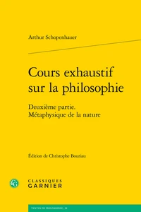 Cours exhaustif sur la philosophie
