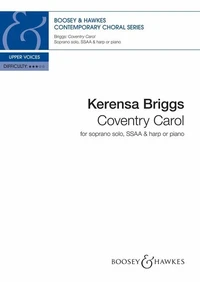 Coventry Carol for soprano solo, SSAA & harp or piano