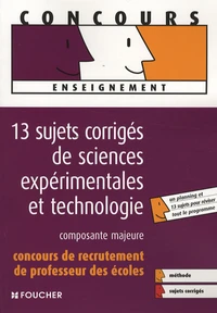 13 Sujets de sciences expérimentales et technologie
