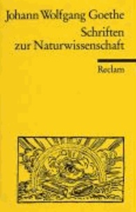 Schriften zur Naturwissenschaft - Auswahl.