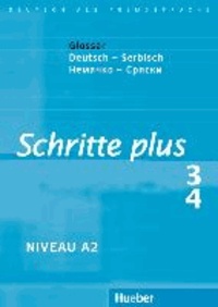 Schritte plus 3 + 4. Glossar Deutsch-Serbisch - Deutsch als Fremdsprache.