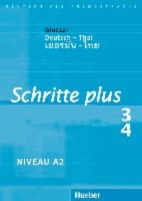 Schritte plus 3 + 4. Glossar Deutsch-Thai - Deutsch als Fremdsprache.
