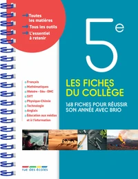 Les fiches du collège 5e