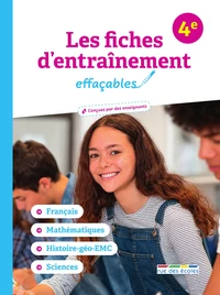 Les fiches entraînement effaçables 4e
