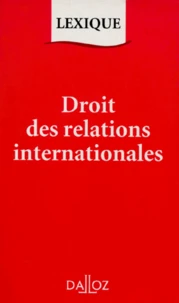Droit des relations internationales