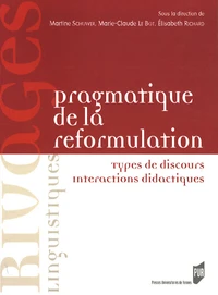 Pragmatique de la reformulation
