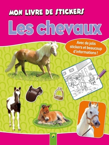  Schwagger & Steinlein - Livre de stickers et livre à colorier chevaux et poneys.