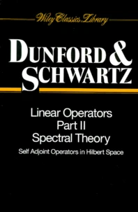 Linear Operators Part Ii Spectral Theory. Self Adjoint Operators Un Hilbert Space