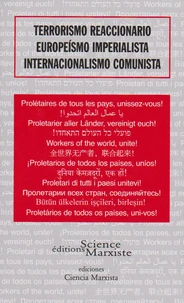 Terrorismo reaccionario, europeismo imperialista, internacionalismo comunista
