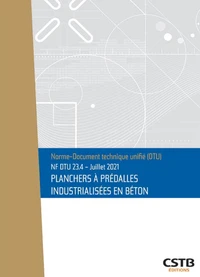 NF DTU 23.4 Planchers à prédalles industrialisées en béton