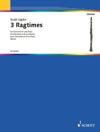 Scott Joplin - 3 Ragtimes - clarinet (in Bb) and piano..