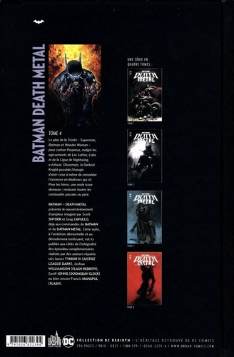 Batman Death Metal Tome 4 Couverture variante