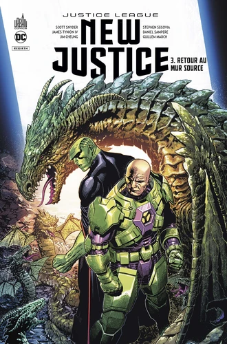 Couverture de Justice league, new justice n° Tome 3 Retour au mur source