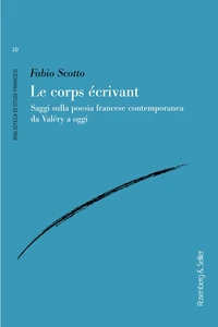 Le corps écrivant
