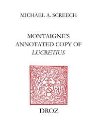 Montaigne's Annotated Copy of Lucretius