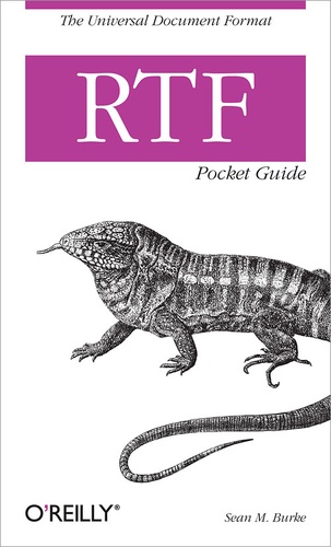Sean-M Burke - RTF Pocket Guide.