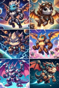 Mini Dragons Draconis Chronicles Guardians of the Galactic Water Crystals