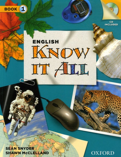 Sean Snyder et Shawn McClelland - English know it all - Book 1. 1 CD audio