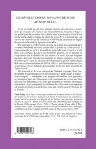 Histoire des révolutions du royaume de Tunis au XVIIe siècle : une oeuvre de Guilleragues ?