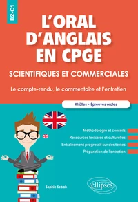 L'oral d'anglais en CPGE scientifiques et commerciales