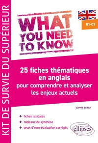 What you need to know - Kit de survie du supérieur B1-C1