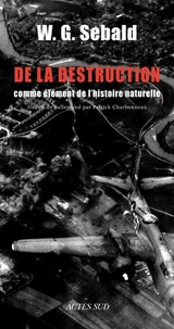 De la destruction comme élément de l'histoire naturelle