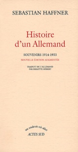 Téléchargement gratuit d'un livre d'ordinateur Histoire d'un allemand  - Souvenirs 1914-1933 9782742745876 iBook DJVU