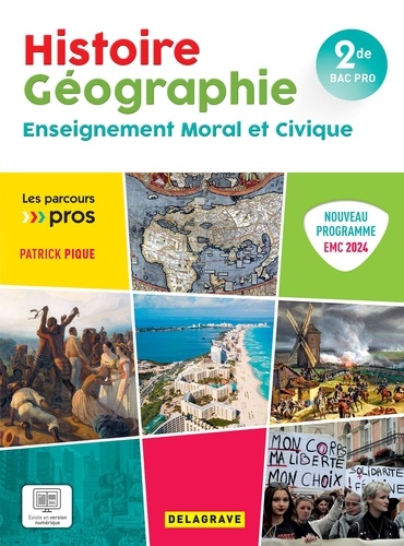 Sébastien Bepoix et Pascal Coulomb - Histoire Géographie EMC 2de Bac Pro - Pochette élève.