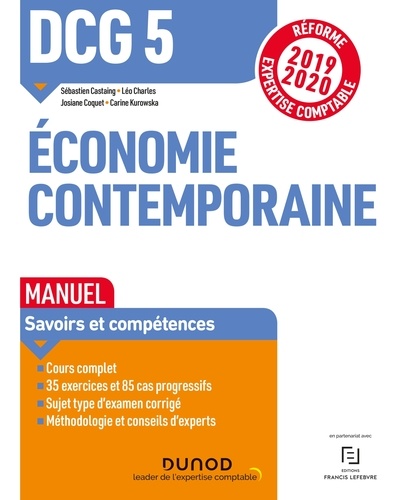 DCG 5 Economie contemporaine  Edition 2019-2020