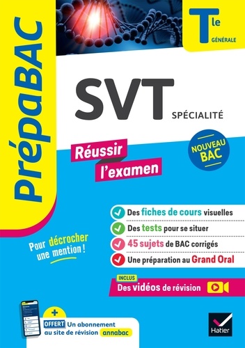 Prépabac Réussir l'examen - SVT Tle générale (spécialité) - Bac 2025. fiches de révision, sujets de bac corrigés & vidéos