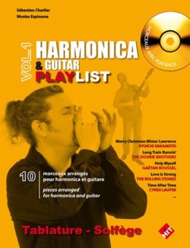 Sébastien Charlier et Nicolas Espinasse - Harmonica & guitar playlist - Volume 1. 1 CD audio