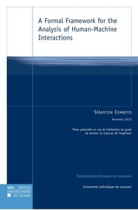 Sébastien Combéfis - A Formal Framework for the Analysis of Human-Machine Interactions.