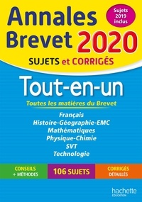 Epub téléchargements gratuits d'ebookTout-en-un Brevet  - Sujets et corrigés MOBI ePub in French