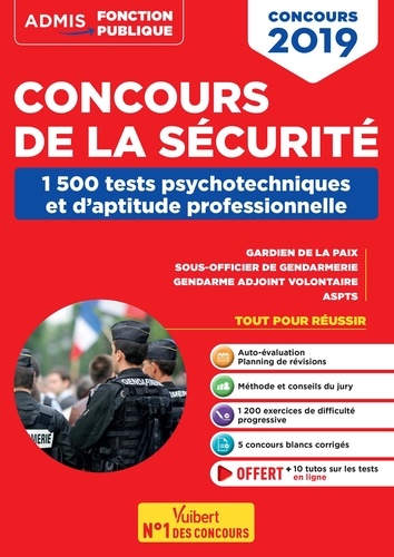 Sébastien Drevet - Concours de la sécurité - 1500 tests psychotechniques et de raisonnement logique.