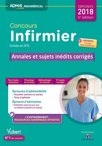 Sébastien Drevet et Virginie Serrière - Concours infirmier - Annales et sujets inédits corrigés.