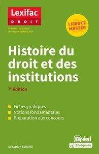 Histoire du droit et des institutions