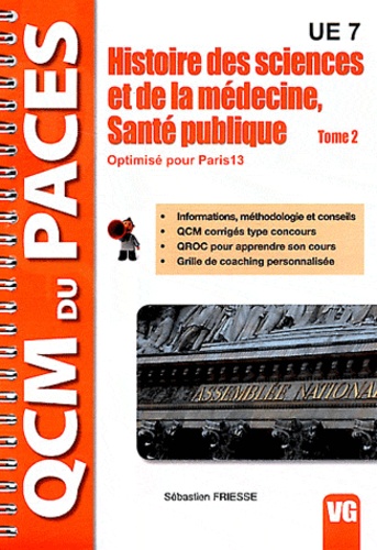 Sébastien Friesse - Histoire des sciences et de la médecine, santé publique - Optimisé pour Paris 13 Tome 2.