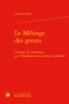 Sébastien Motta - Le Mélange des genres - Critique de l'ontologie par l'élucidation du concept d'identité.