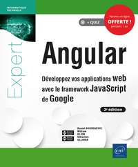 Texte du téléchargement du livre de chien Angular  - Développez vos applications web avec le framework JavaScript de Google