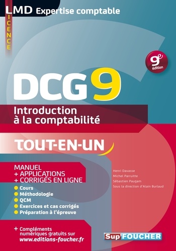 DCG 9 - Introduction à la comptabilité - Manuel - 9e édition