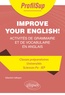 Sébastien Salbayre - Improve your english ! - Activités de grammaire et de vocabulaire en anglais.