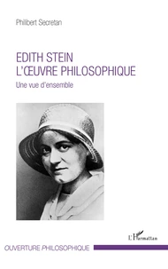 Edith Stein, l'oeuvre philosophique