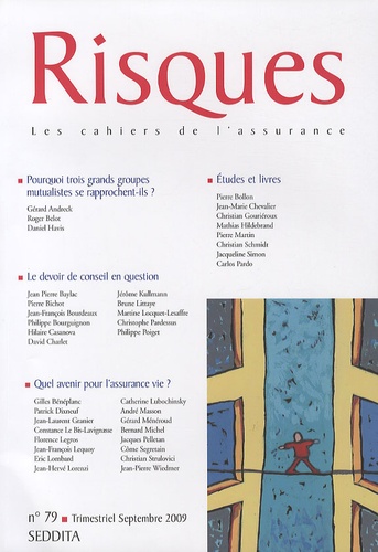 Jean-Hervé Lorenzi - Risques N° 79, Septembre 200 : .