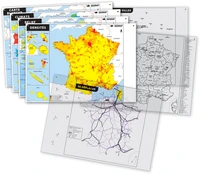 4 cartes de France