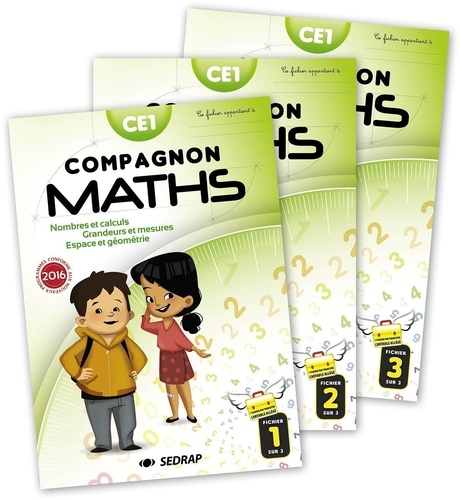  SEDRAP - Maths CE1 - Lot de 20 manuels.
